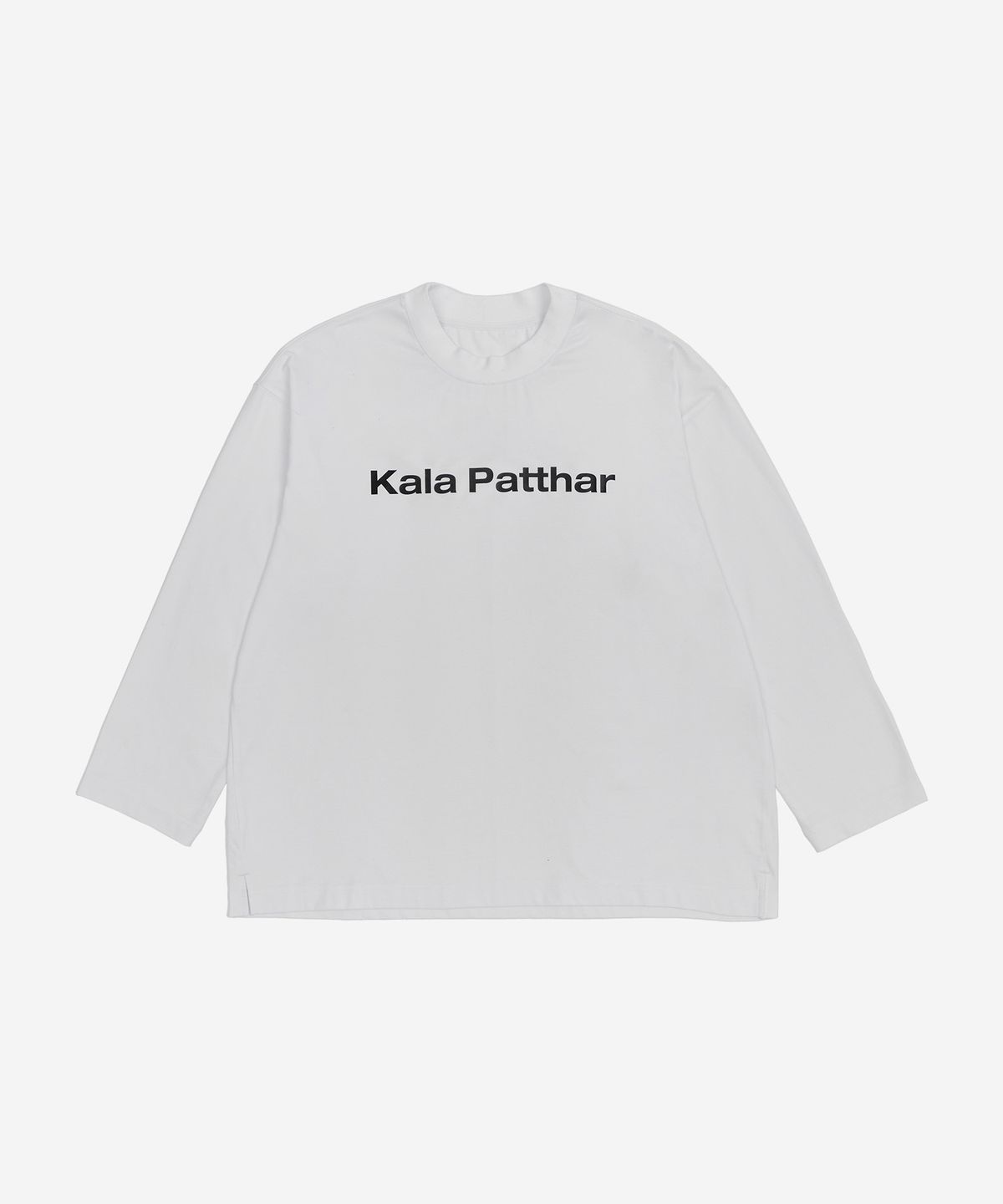 칼라파타르(KALAPATTHAR) KP Signature Logo Loosefit Long Sleeve - WHITE
