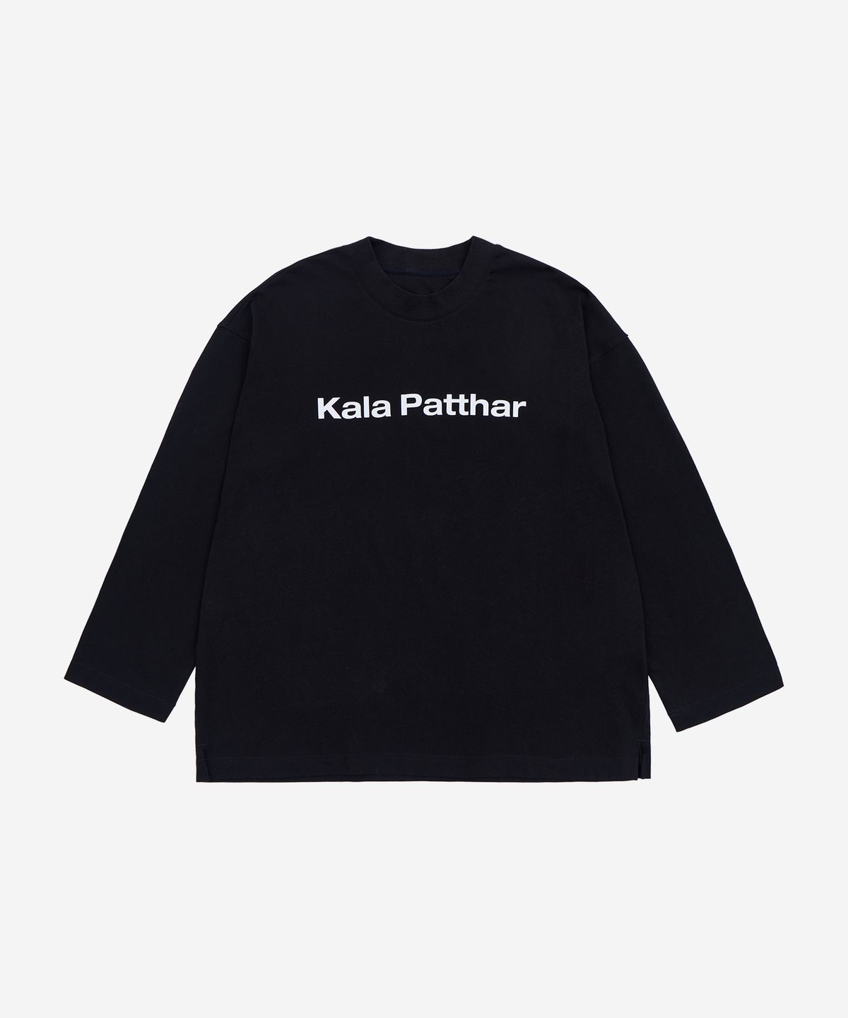 칼라파타르(KALAPATTHAR) KP Signature Logo Loosefit Long Sleeve - BLACK
