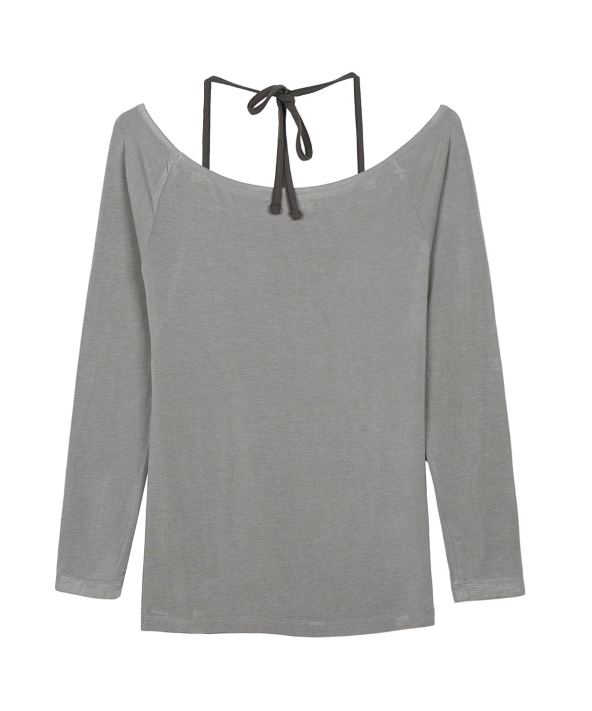 이예(YIYAE) Veil Off Layered Long Sleeve Grey