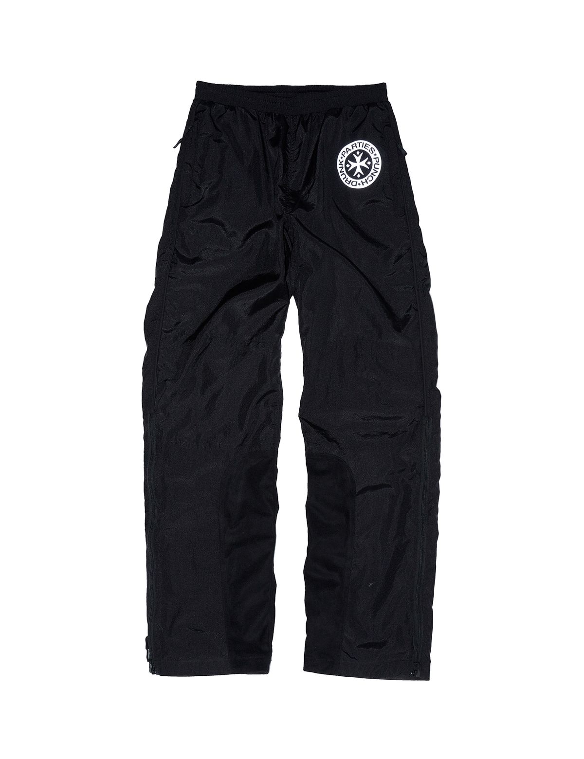 펀치드렁크파티즈(PUNCH DRUNK PARTIES) GhostMark 2-Way Wind Pants (BLACK)