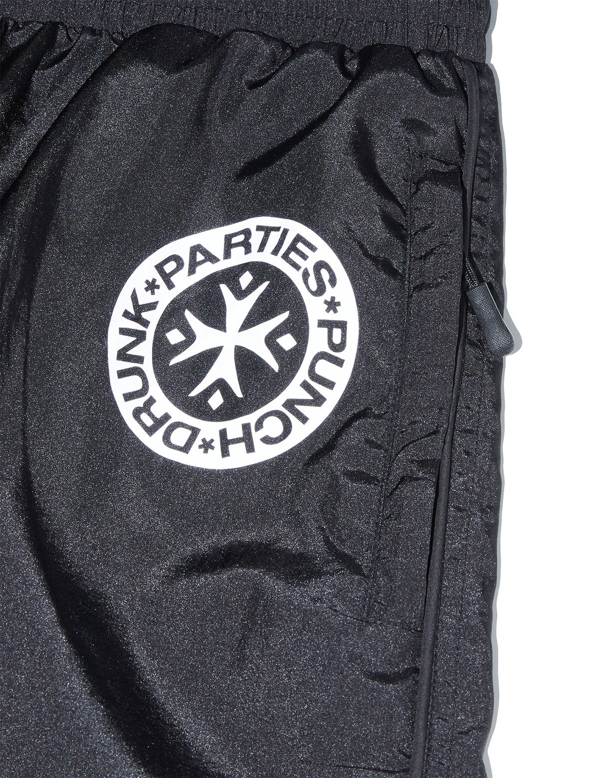 펀치드렁크파티즈(PUNCH DRUNK PARTIES) GhostMark 2-Way Wind Pants (BLACK)