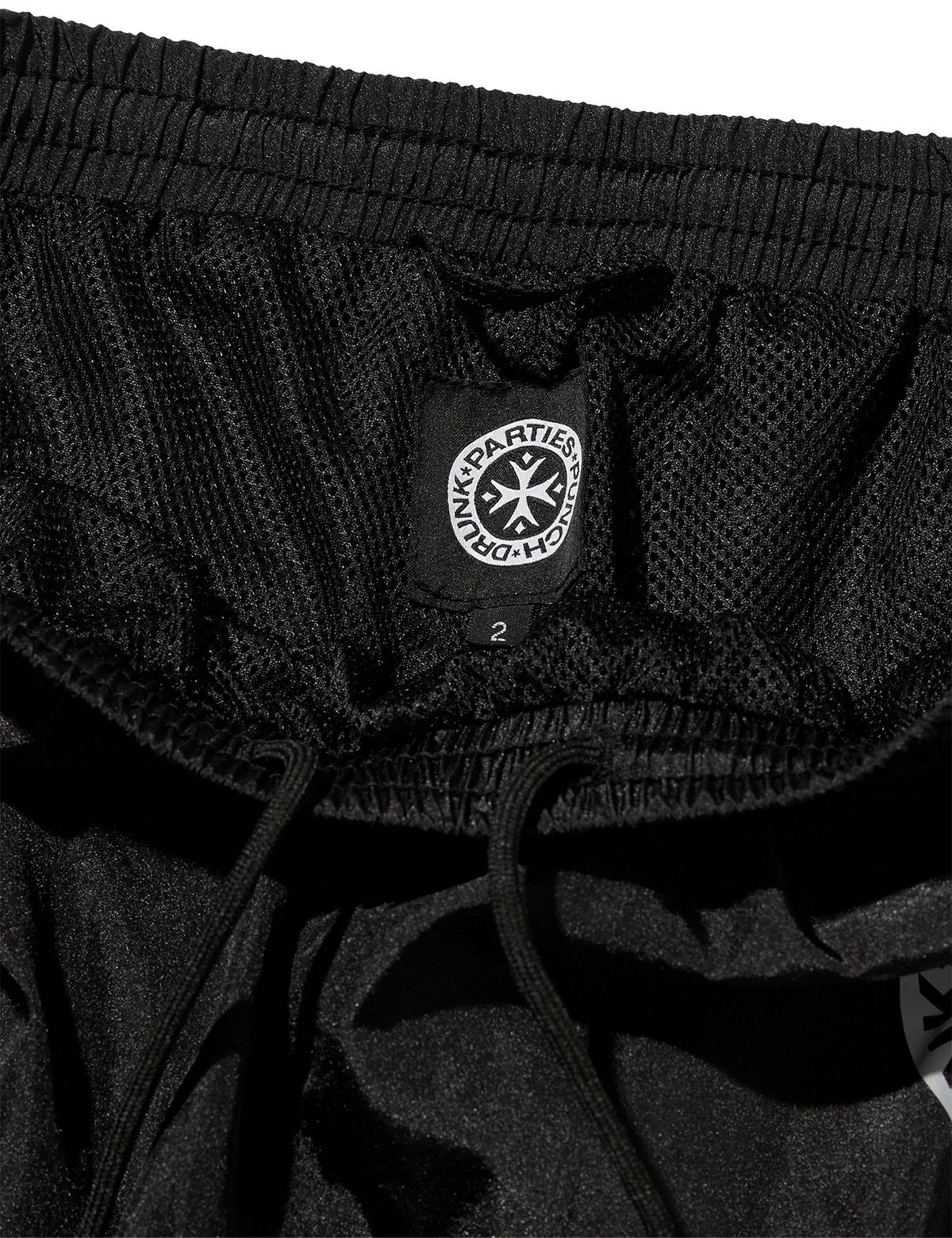펀치드렁크파티즈(PUNCH DRUNK PARTIES) GhostMark 2-Way Wind Pants (BLACK)