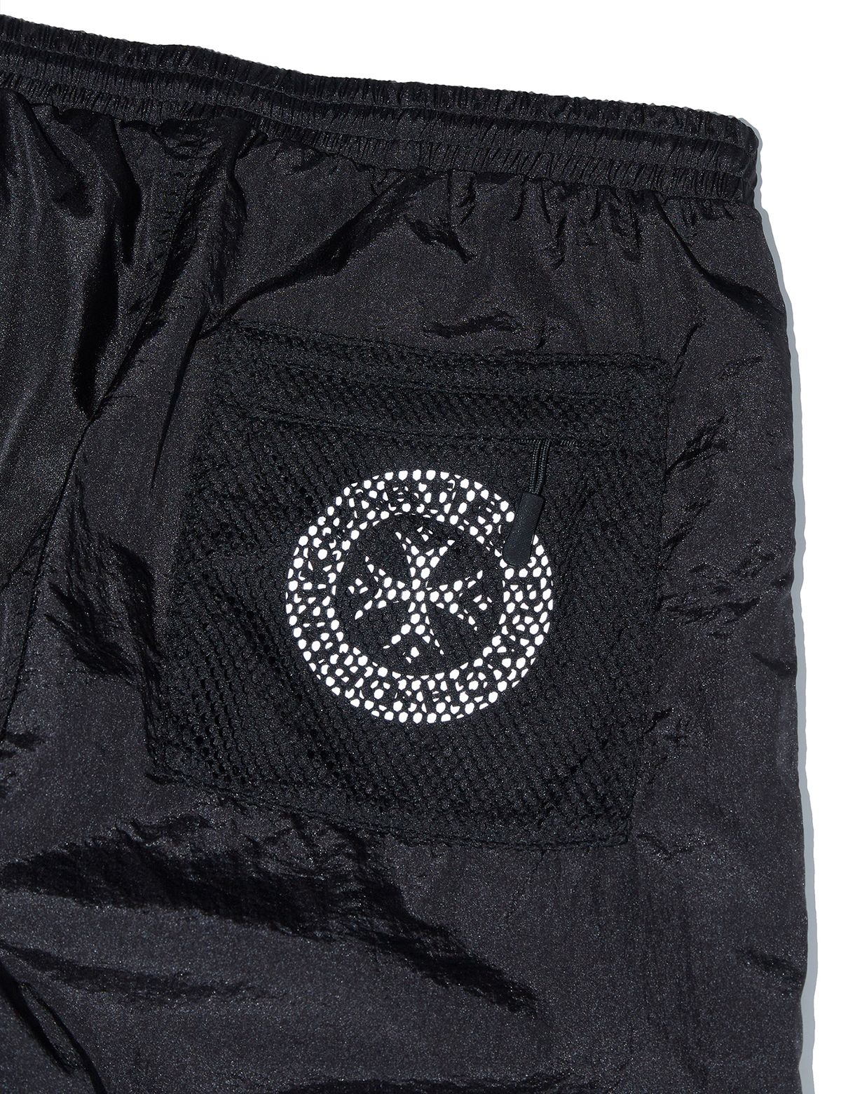 펀치드렁크파티즈(PUNCH DRUNK PARTIES) GhostMark 2-Way Wind Pants (BLACK)