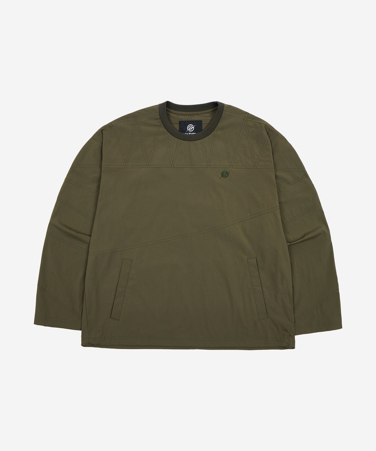 칼라파타르(KALAPATTHAR) Nylon Woven String T-Shirts - KHAKI