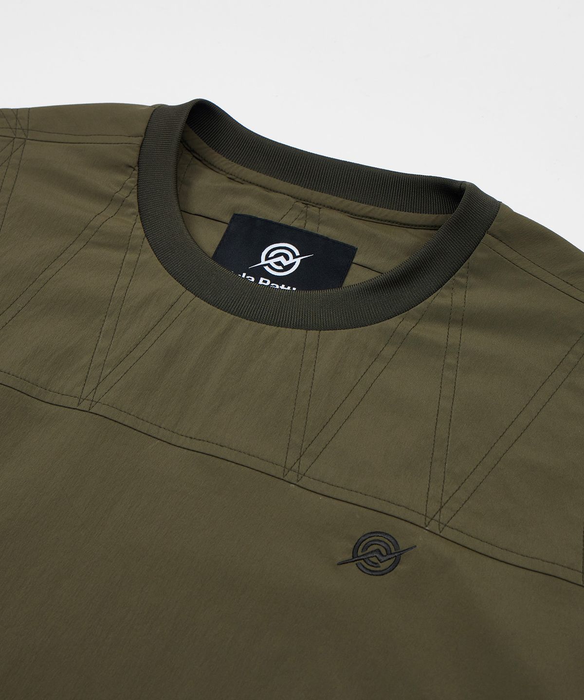 칼라파타르(KALAPATTHAR) Nylon Woven String T-Shirts - KHAKI