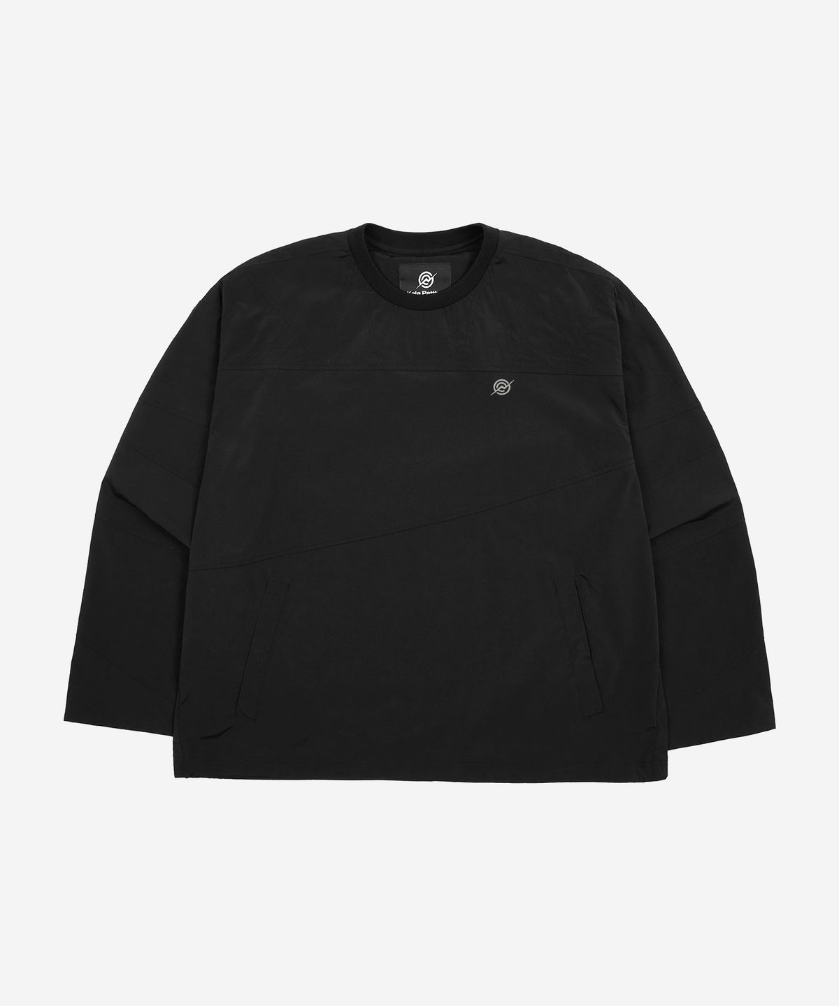 칼라파타르(KALAPATTHAR) Nylon Woven String T-Shirts - BLACK