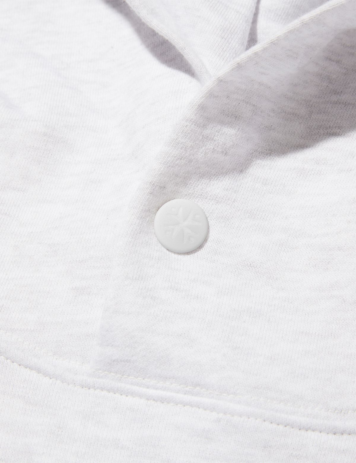 펀치드렁크파티즈(PUNCH DRUNK PARTIES) SHG Seal Oversized Hoodie (MELANGE WHITE)