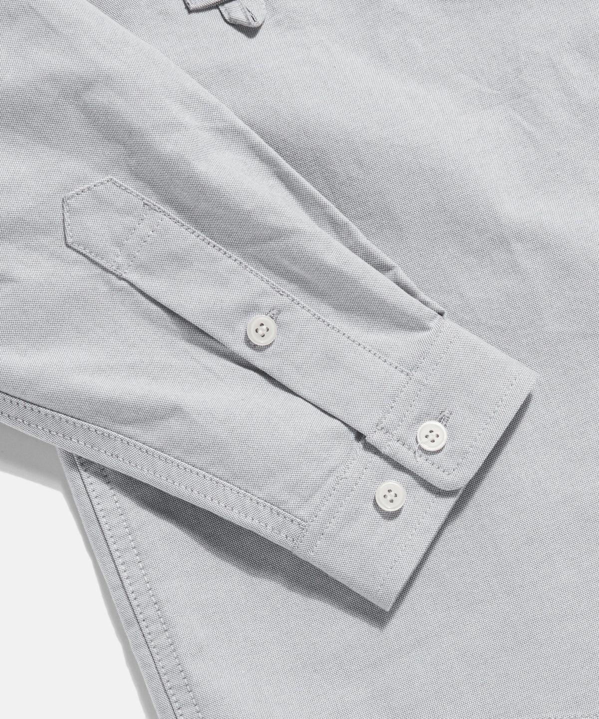 에스피오나지(ESPIONAGE) Double Pocket Oxford Shirt Light Grey