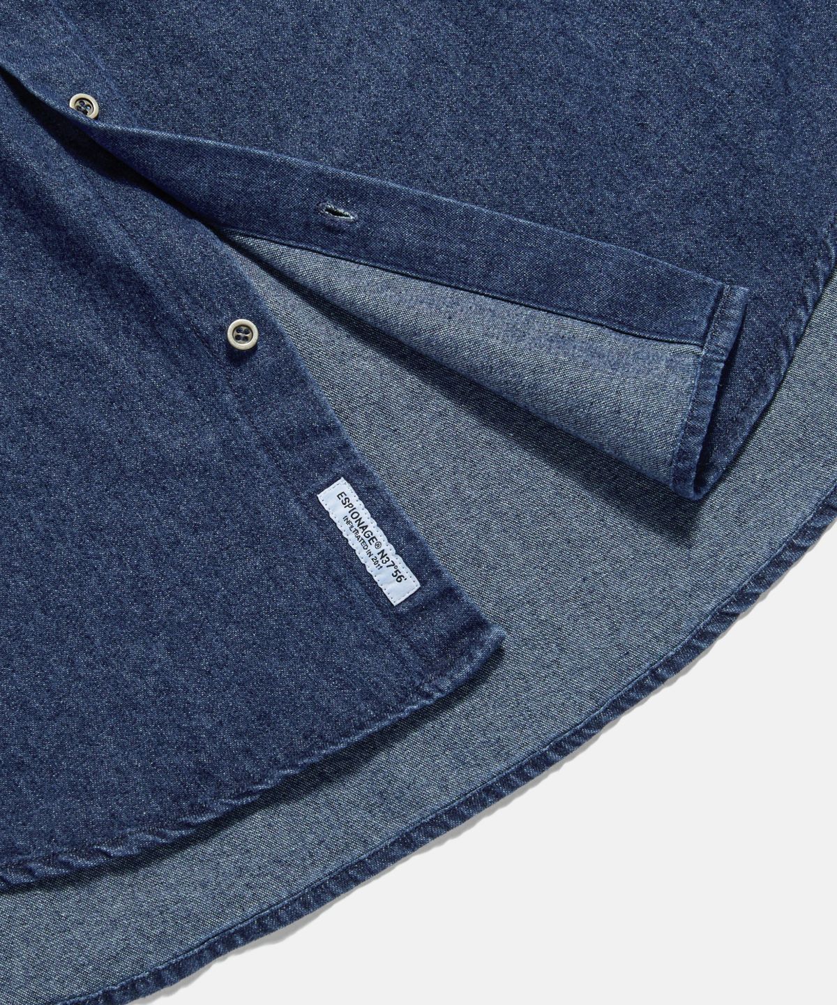 에스피오나지(ESPIONAGE) Denim Comfy Shirt Mid Indigo