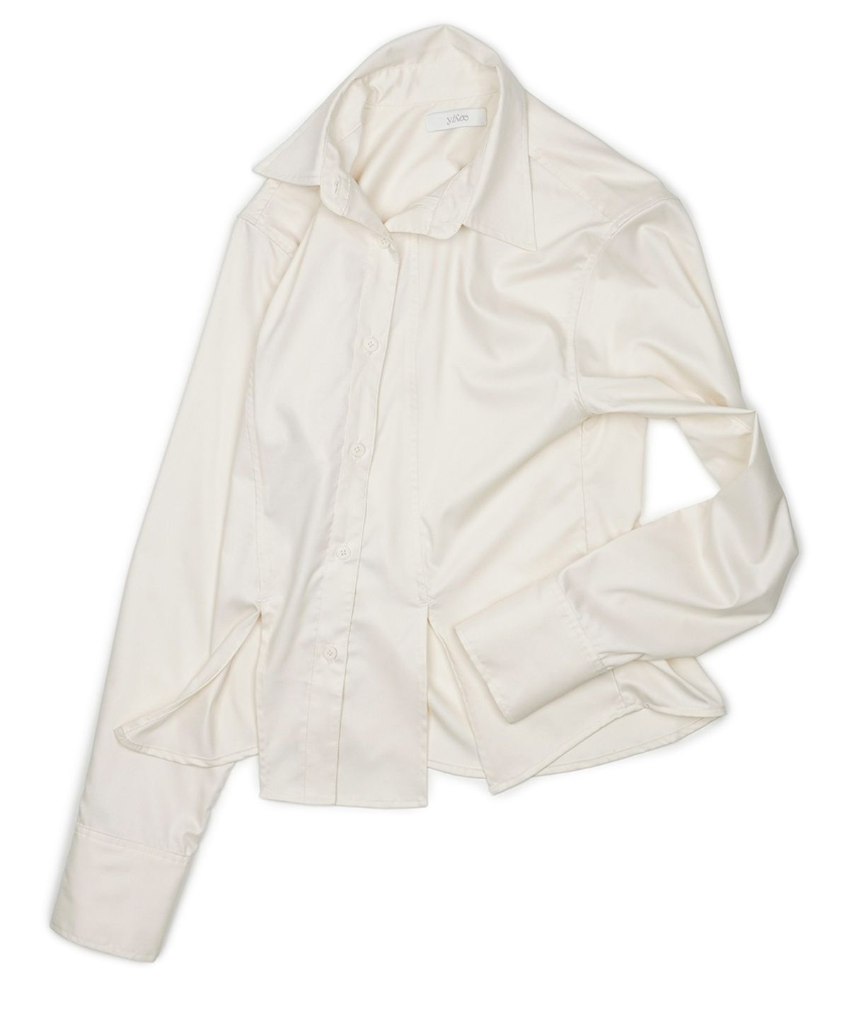이예(YIYAE) Sienne Slitline Slim Shirt Ivory