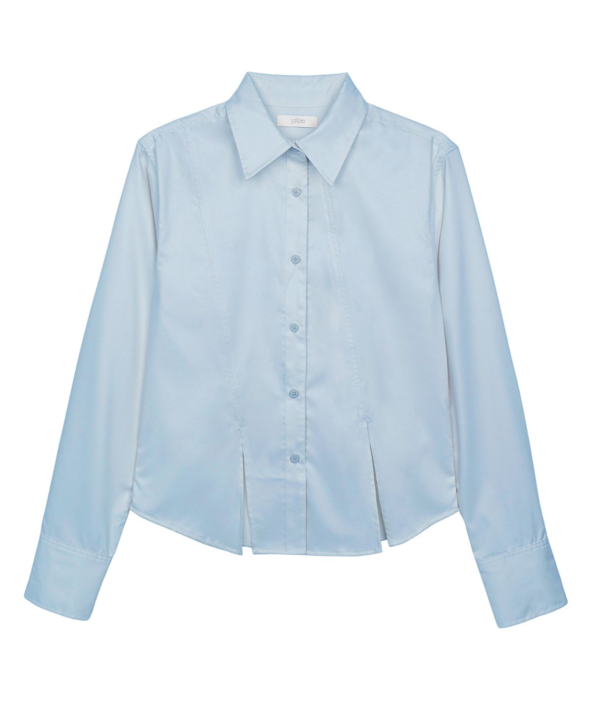 이예(YIYAE) Sienne Slitline Slim Shirt Blue