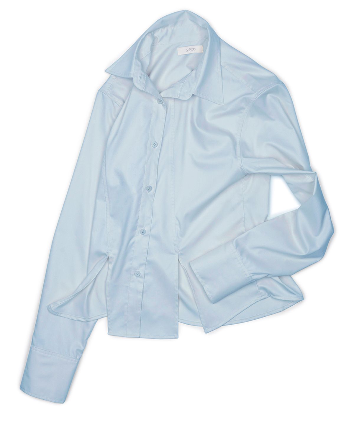 이예(YIYAE) Sienne Slitline Slim Shirt Blue