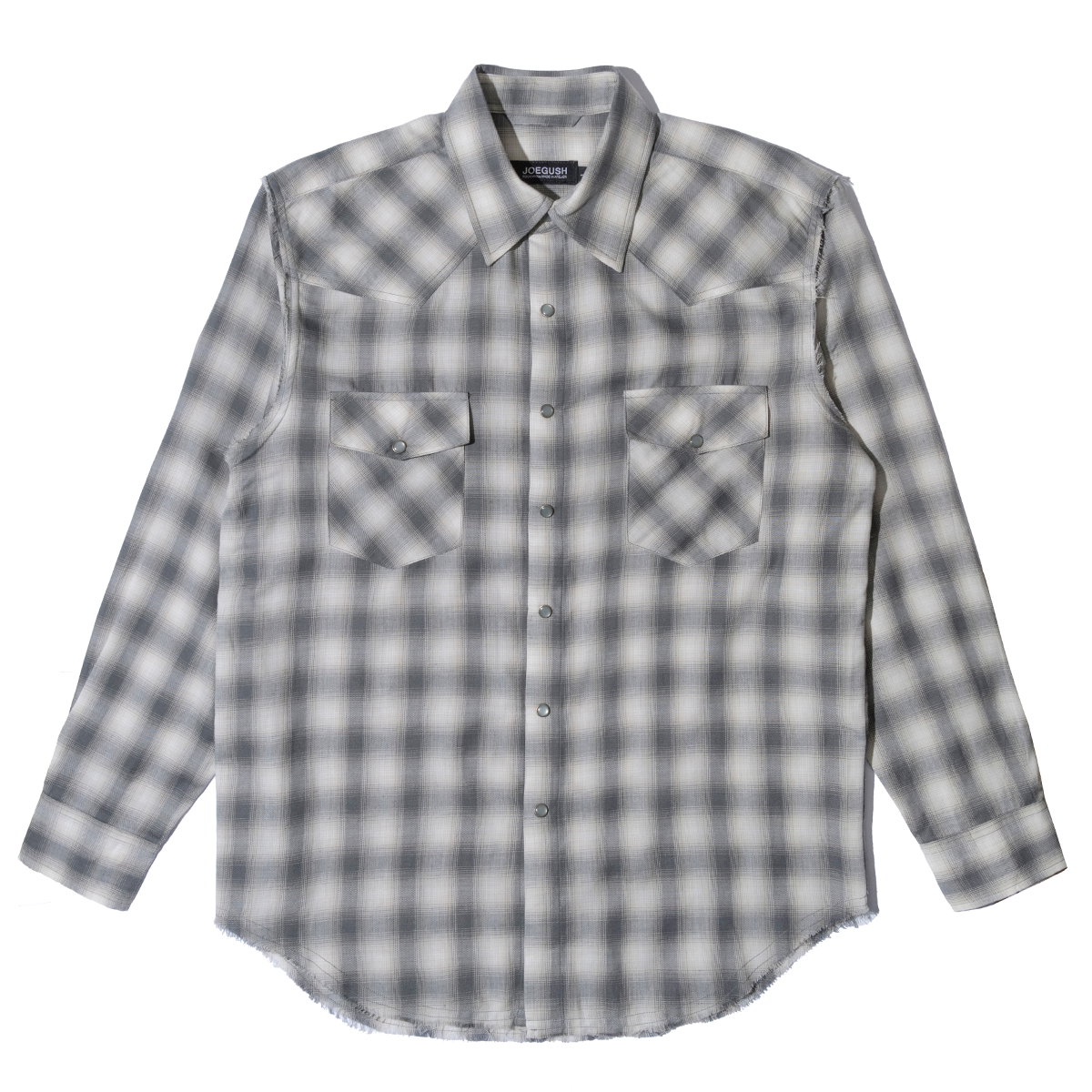 조거쉬(JOEGUSH) Kurt 3 Flannel Shirt (Grey)