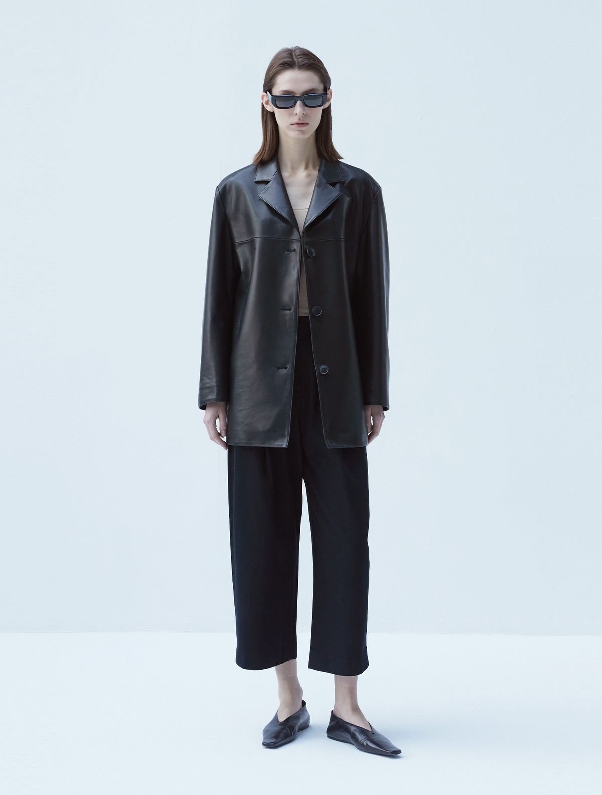 베르데마르(VERDEMAR) European Lambskin Classic Blazer_Black
