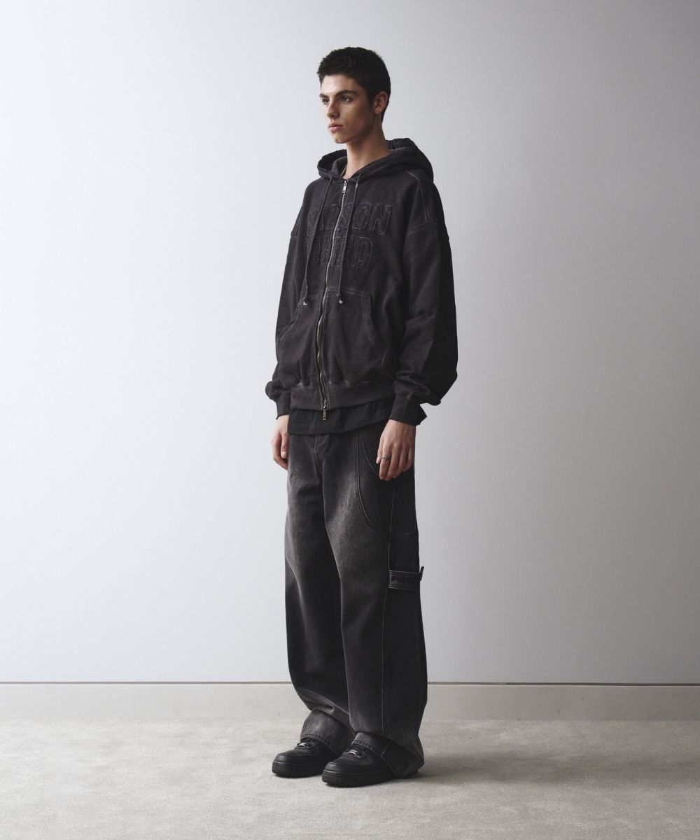 【MAISON MINED】24FW★ SNAP BIKER DENIM PANTS 메종미네드 ~30% - SNAP BIKER DENIM PANTS BLACK