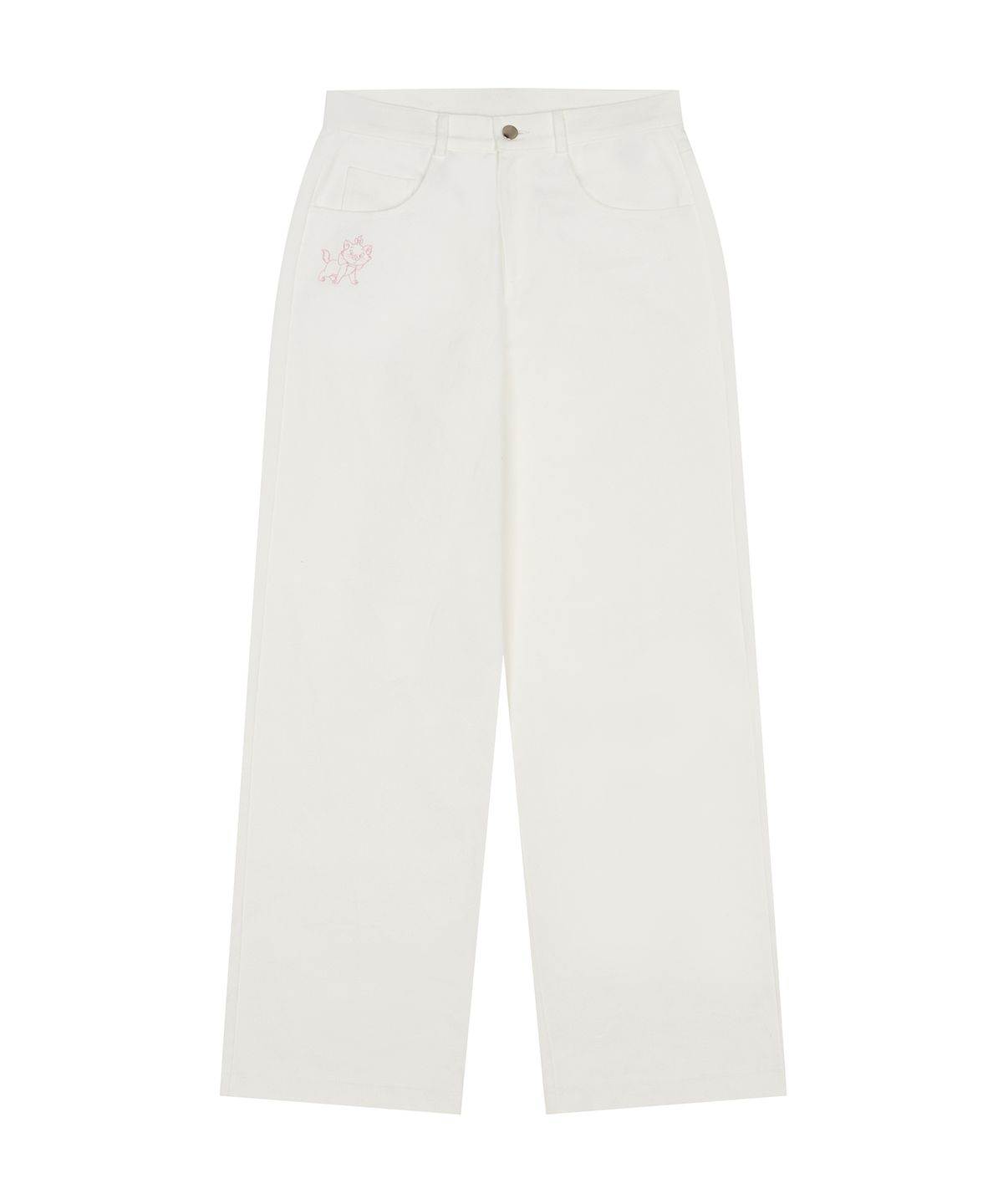 러브이즈트루(LUVISTRUE) [MARIE] COTTON PANTS(WHITE)