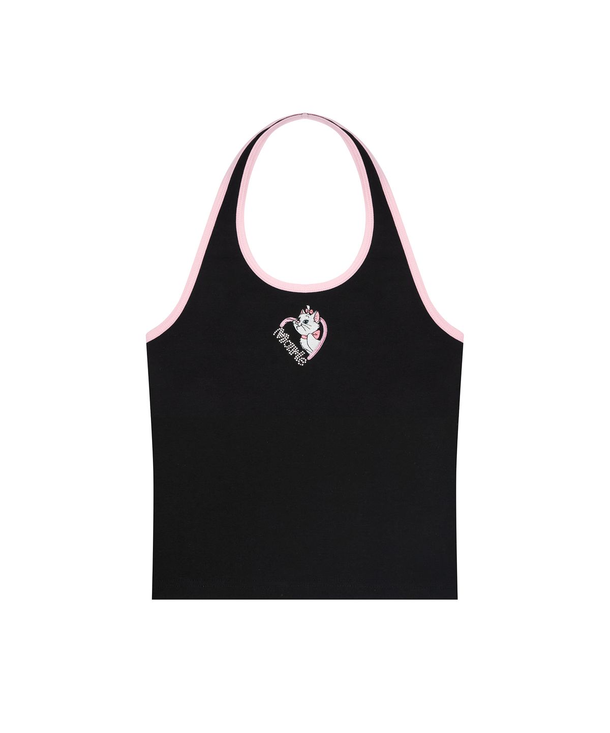 러브이즈트루(LUVISTRUE) [MARIE] HALTERNECK TOP(BLACK)