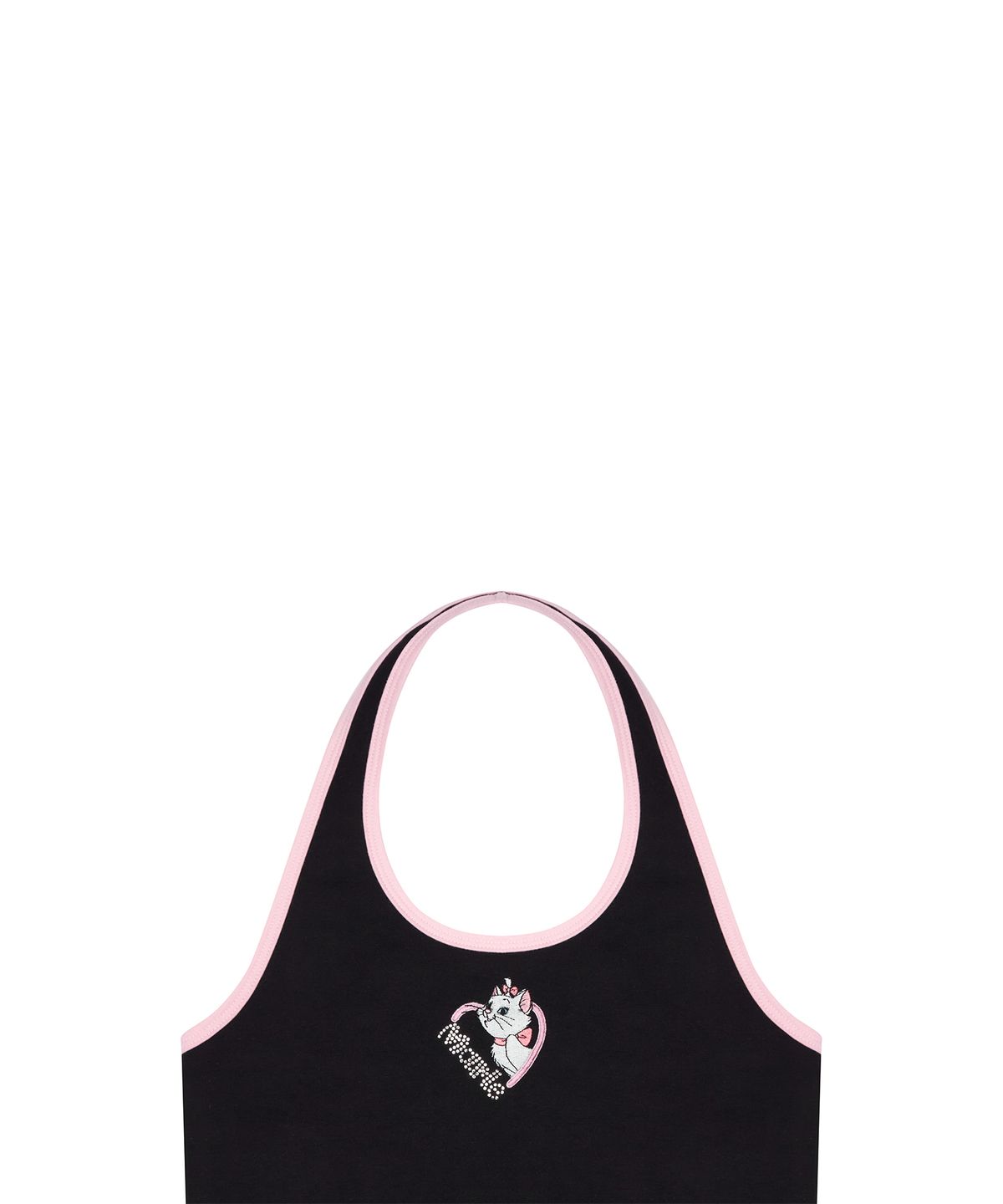 러브이즈트루(LUVISTRUE) [MARIE] HALTERNECK TOP(BLACK)