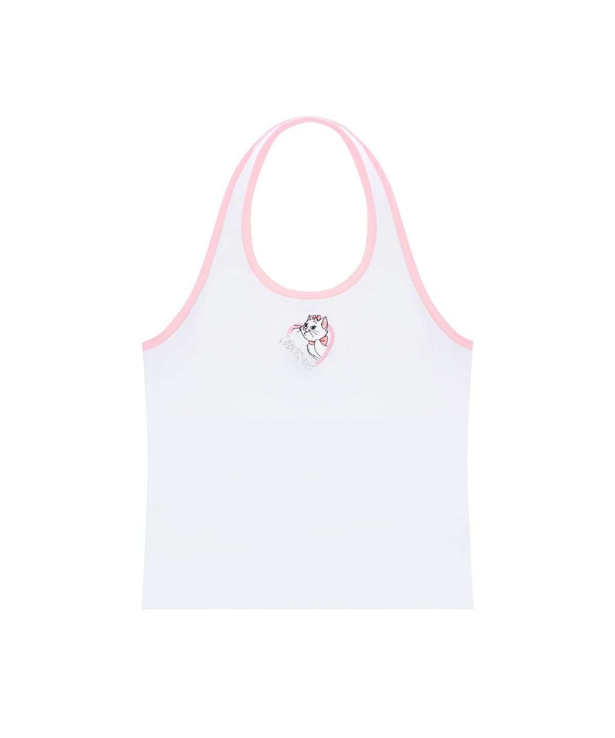 러브이즈트루(LUVISTRUE) [MARIE] HALTERNECK TOP(WHITE)