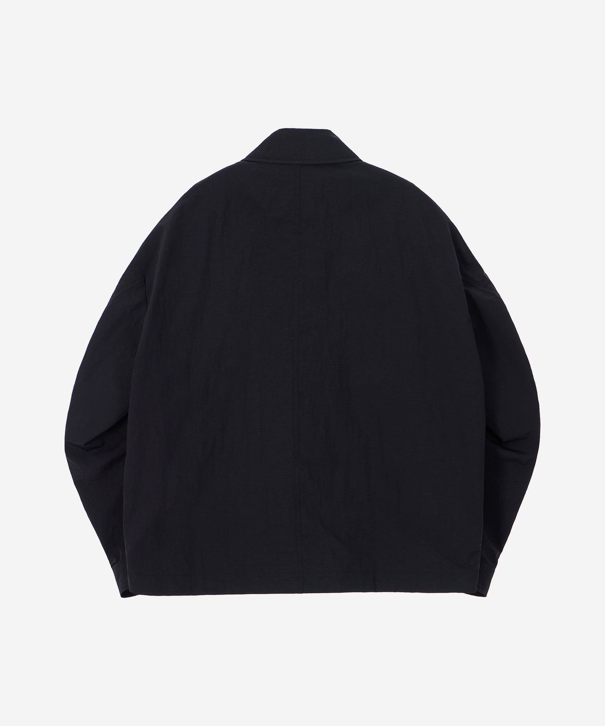 칼라파타르(KALAPATTHAR) Nylon Taslan Half Zip-Up Anorak Jacket - BLACK