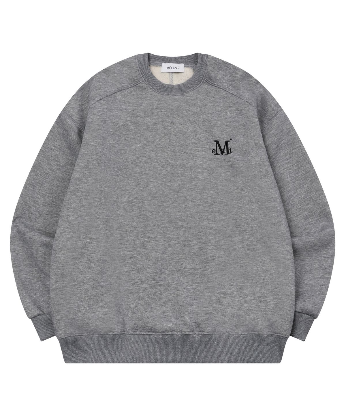 무센트(MUCENT) 시그니처 베이직 로고 맨투맨 남녀공용 (5컬러)