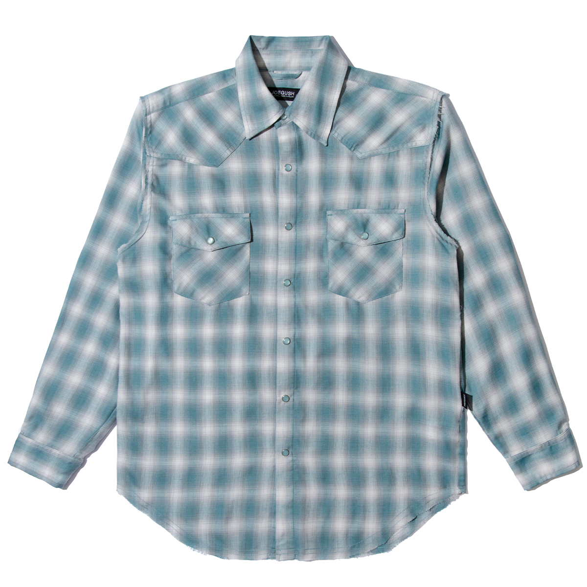 조거쉬(JOEGUSH) Kurt 3 Flannel Shirt (Teal Green)