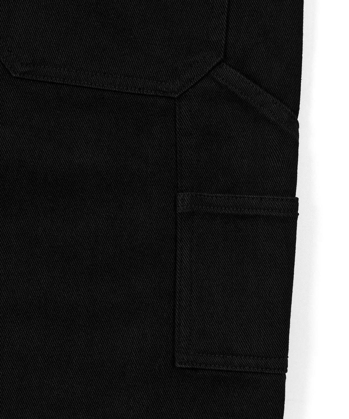 엑스컨테이너(EXCONTAINER) 코튼 퍼티그 버뮤다 워크 하프 팬츠 (BLACK)