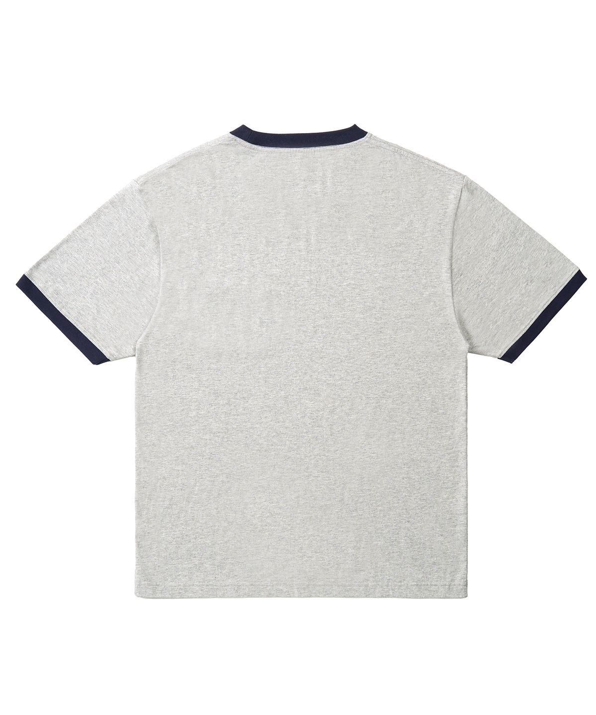 엑스컨테이너(EXCONTAINER) 포켓 하프 링거 티셔츠 (MELANGE GREY)