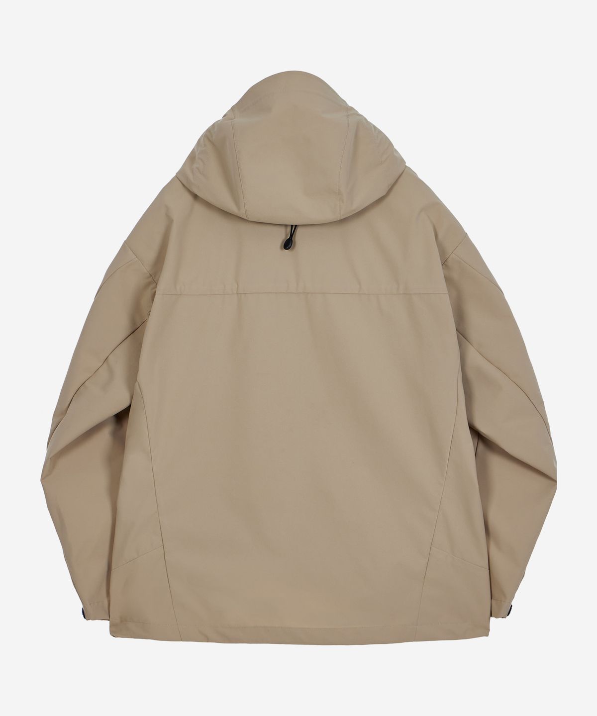칼라파타르(KALAPATTHAR) 3Layer Offset Zip Pocket Hooded Jacket - BEIGE