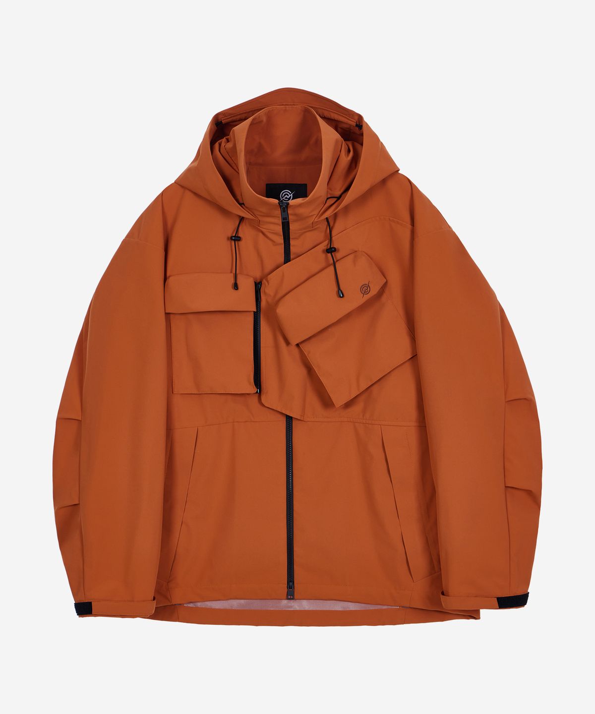 칼라파타르(KALAPATTHAR) 3Layer Offset Zip Pocket Hooded Jacket - CAMEL