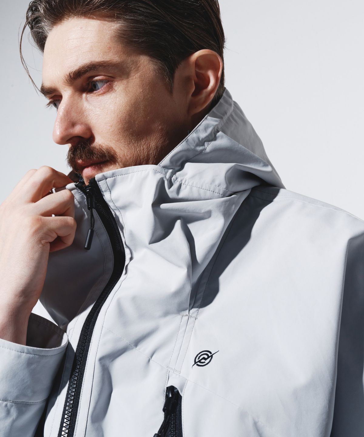 칼라파타르(KALAPATTHAR) 3Layer Hidden Pocket Hooded Jacket - LIGHT GRAY