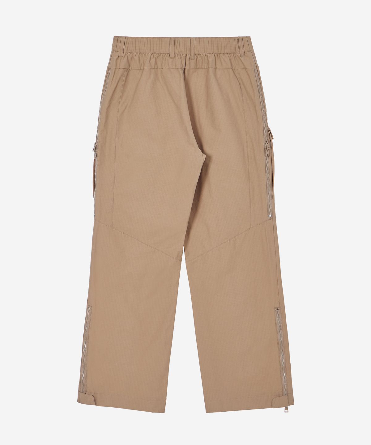 칼라파타르(KALAPATTHAR) CN Wide Ankle Zipped Cargo Pants - BEIGE