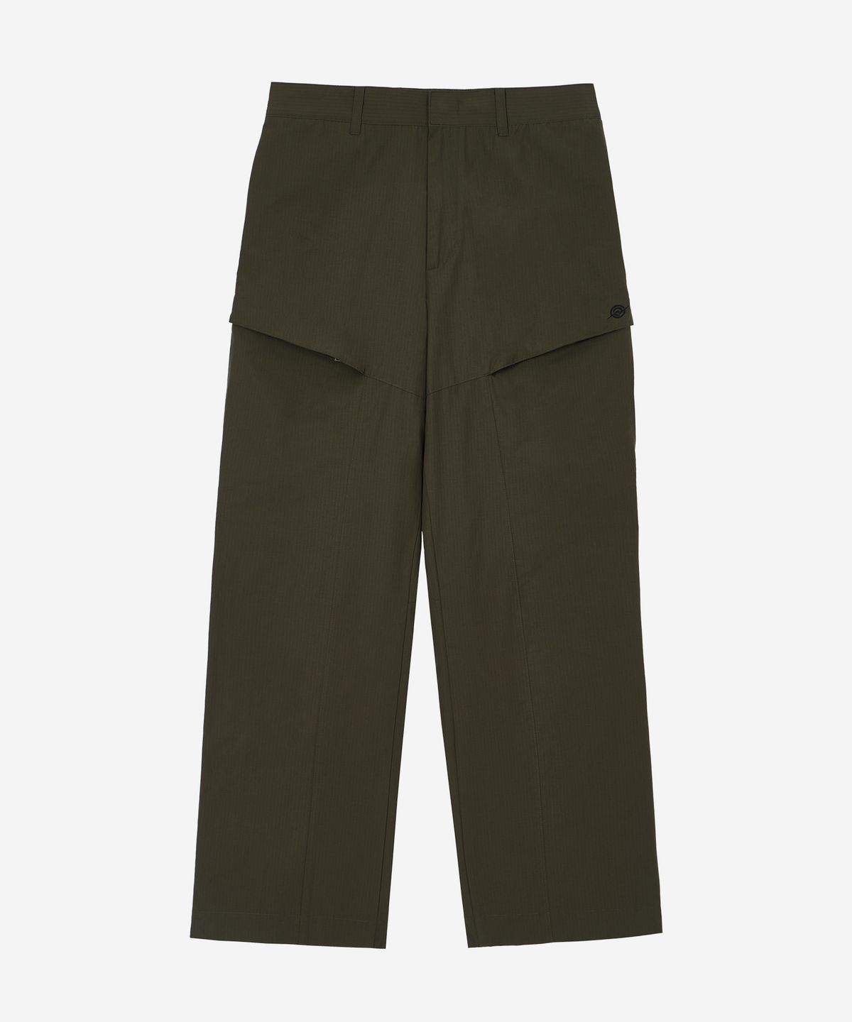 칼라파타르(KALAPATTHAR) CN Wide Ankle Zipped Cargo Pants - KHAKI