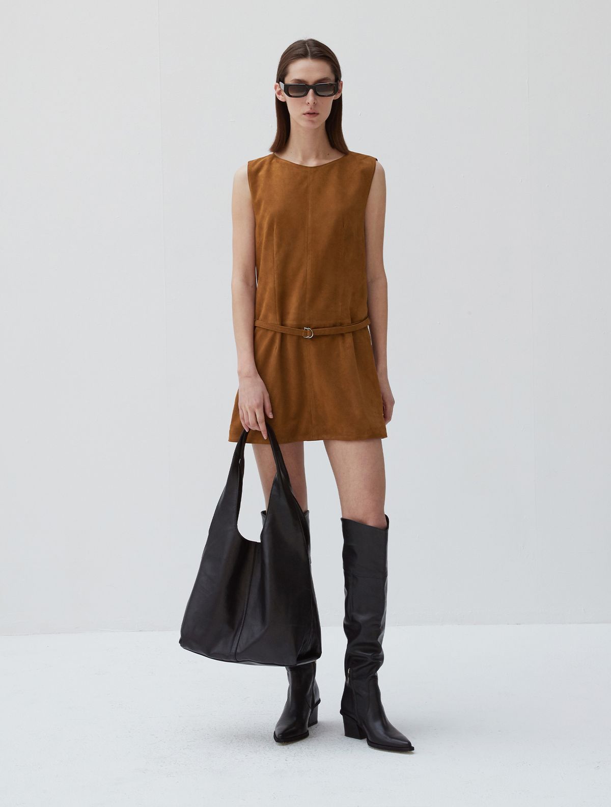 베르데마르(VERDEMAR) Italian nappa lambskin Hobo bag_Black