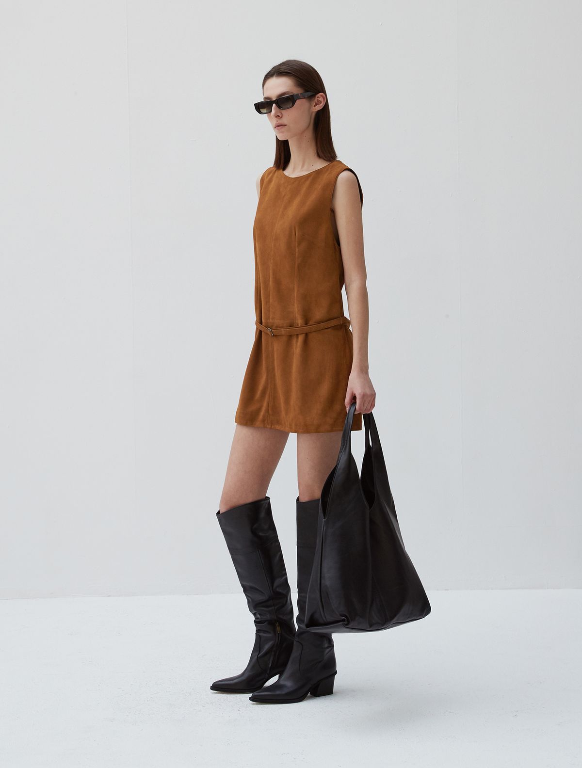 베르데마르(VERDEMAR) Italian nappa lambskin Hobo bag_Black