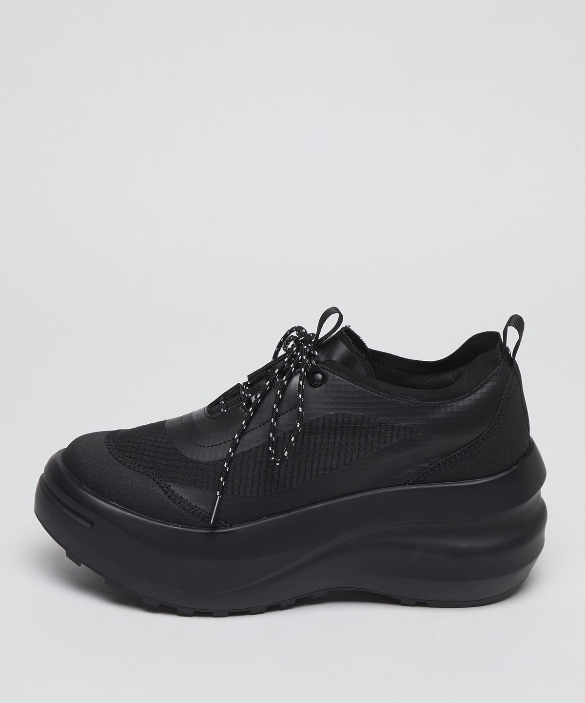 아카이브앱크(ARCHIVEPKE) [Archivepke x Ribbonbit] Platform sneakers(Nylon Black)