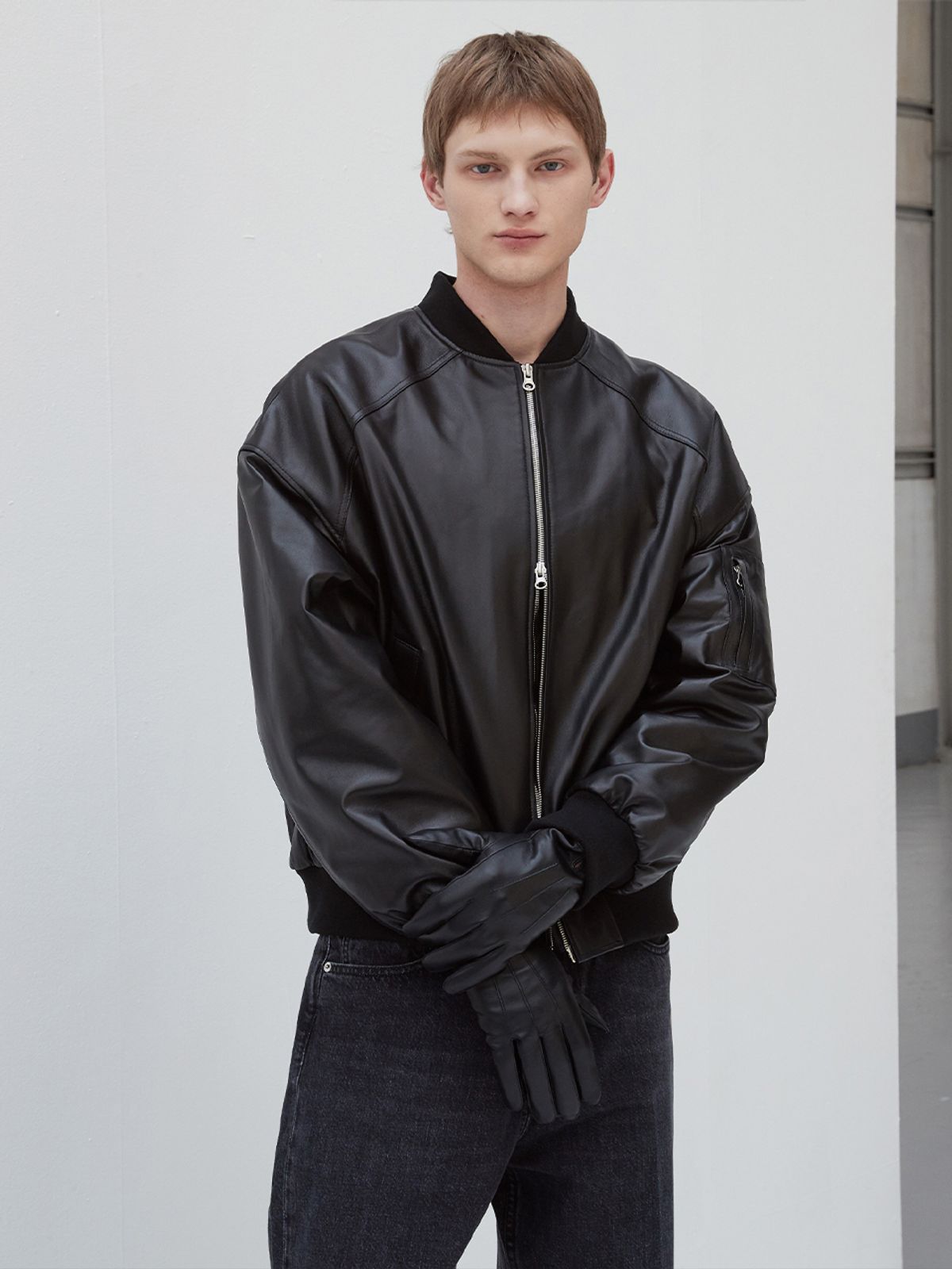 베르데마르(VERDEMAR) Italian nappa Lambskin Leather glove_MEN