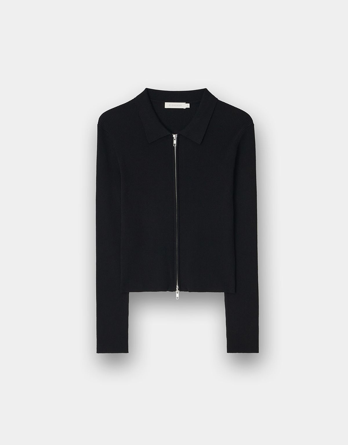 지오다노(GIORDANO) 카라 투웨이 니트 집업(12GG) 355514 [2color]