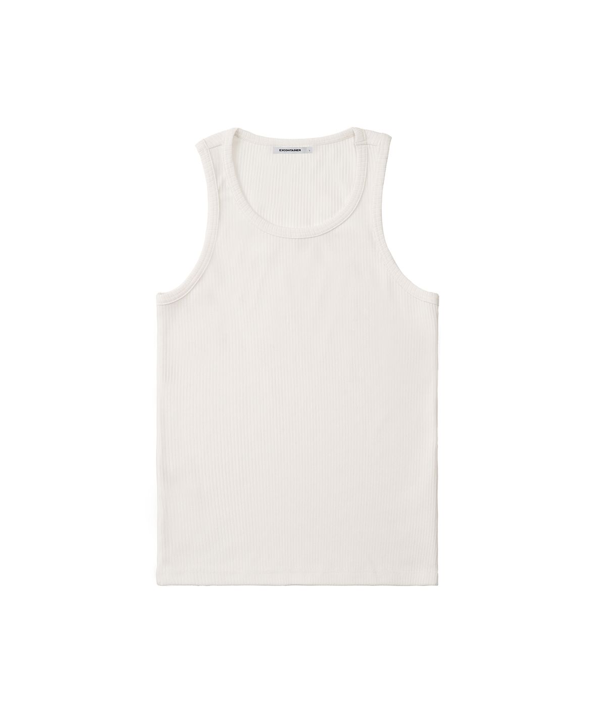 엑스컨테이너(EXCONTAINER) 이지 베이직 슬리브리스 (WHITE)