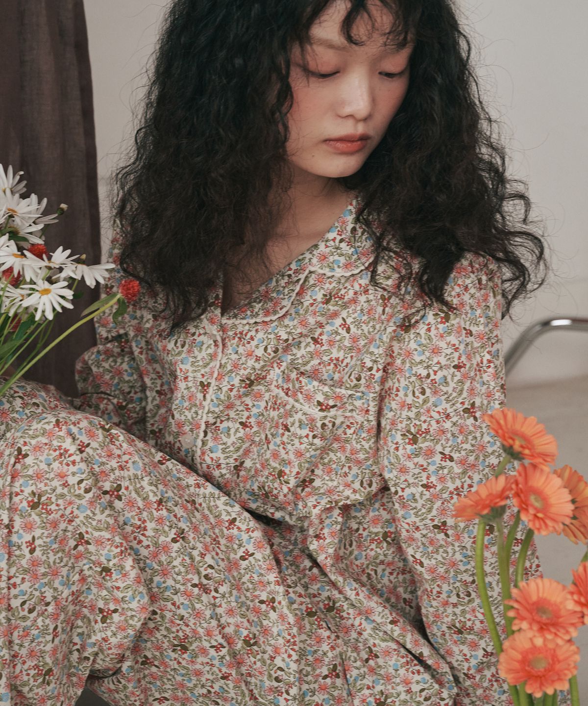 오끼뜨(OGGITT) (w)스탠다드 가드닝 파자마 긴소매세트