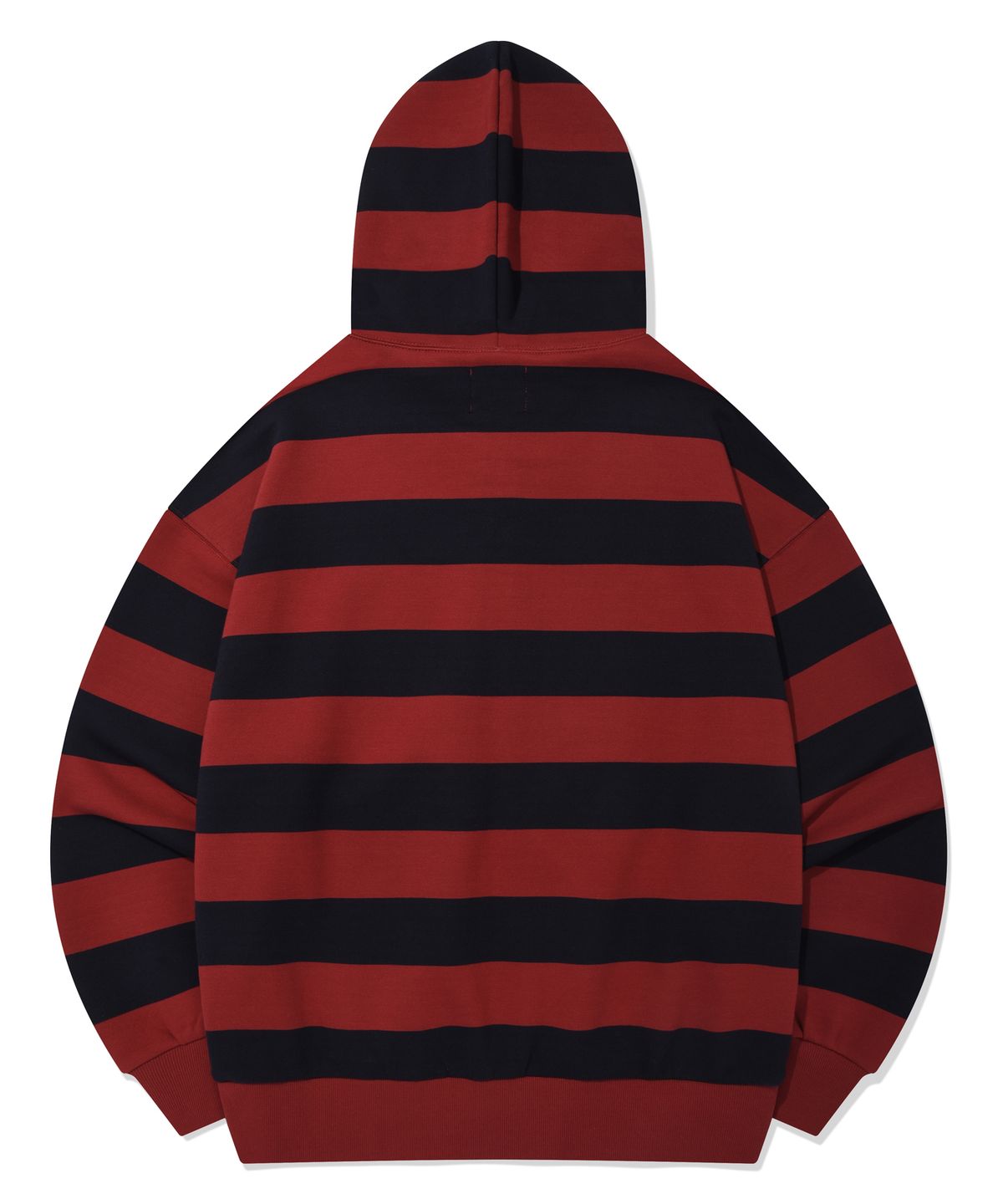 리트리버클럽(RETRIEVER CLUB) BOLD STRIPE HOOD ZIP UP [RED]
