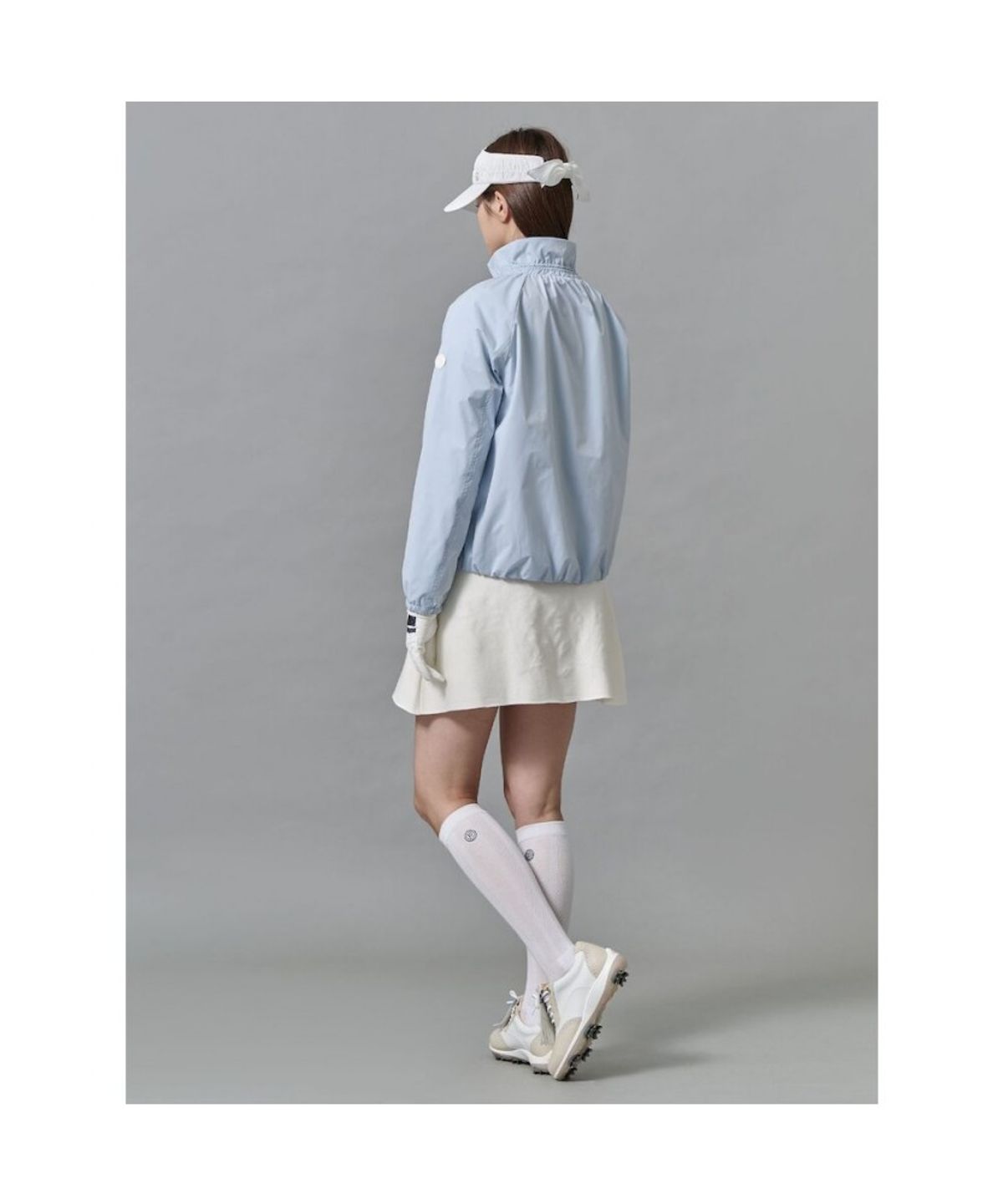 빈폴골프(BEANPOLE GOLF) 여성 안감 바람막이 점퍼  스카이 블루