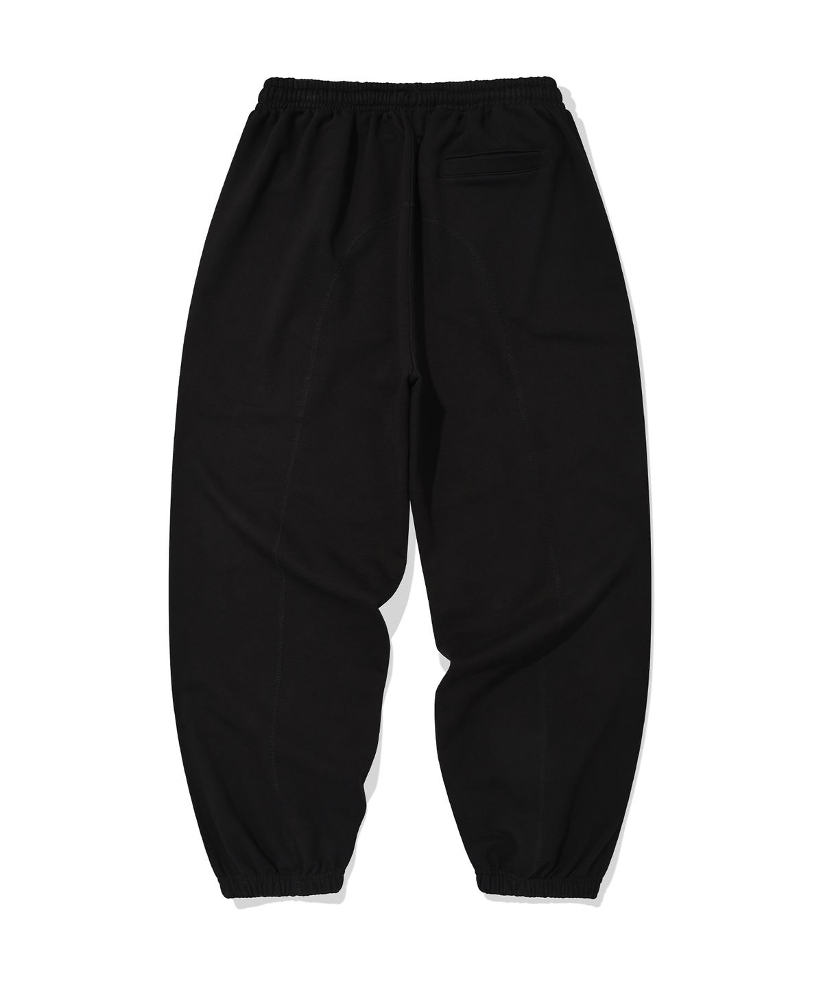 리트리버클럽(RETRIEVER CLUB) CUT OUT SWEAT PANTS [BLACK]