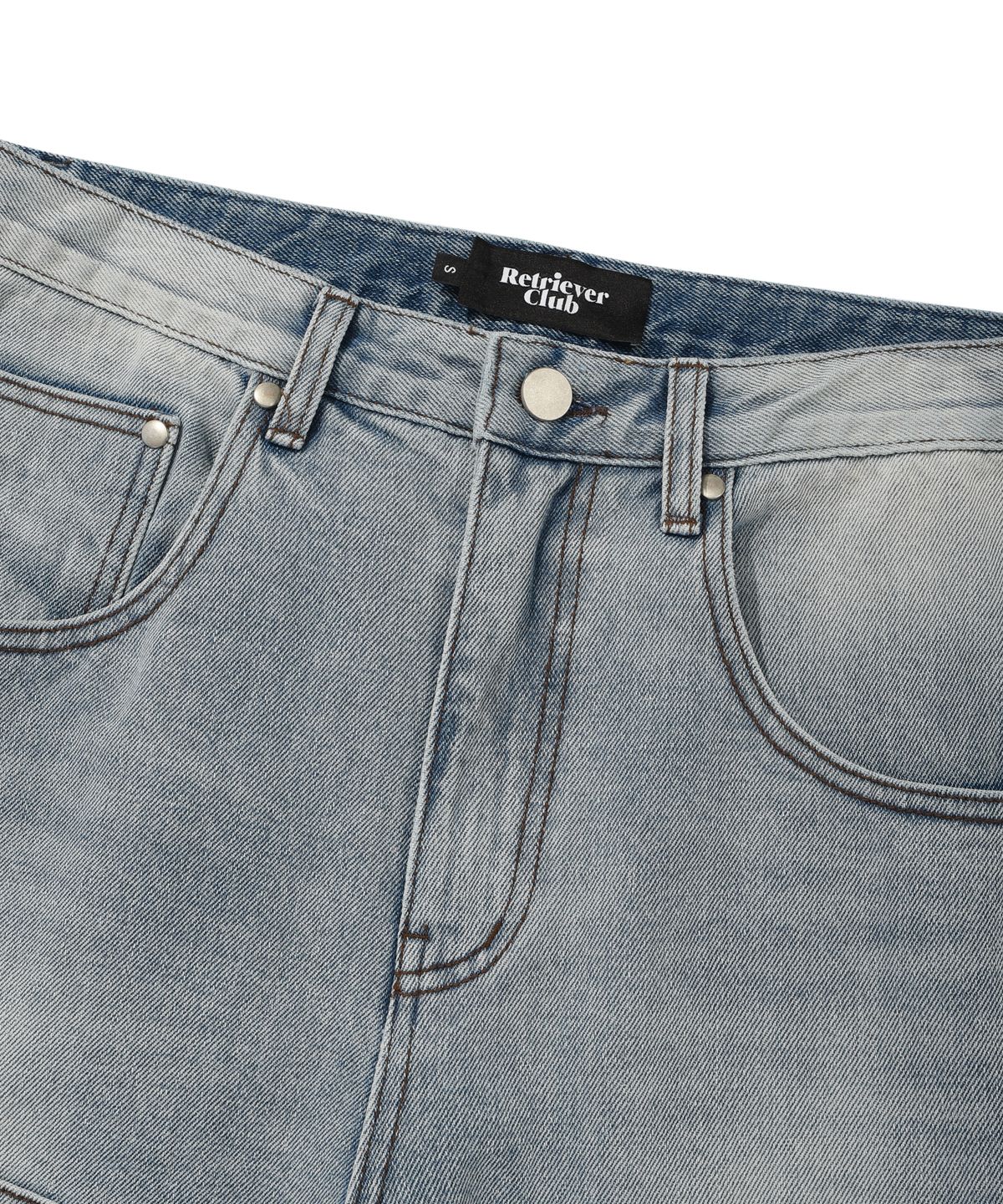 리트리버클럽(RETRIEVER CLUB) BONE DOG DOUBLE KNEE PANTS [LIGHT BLUE]
