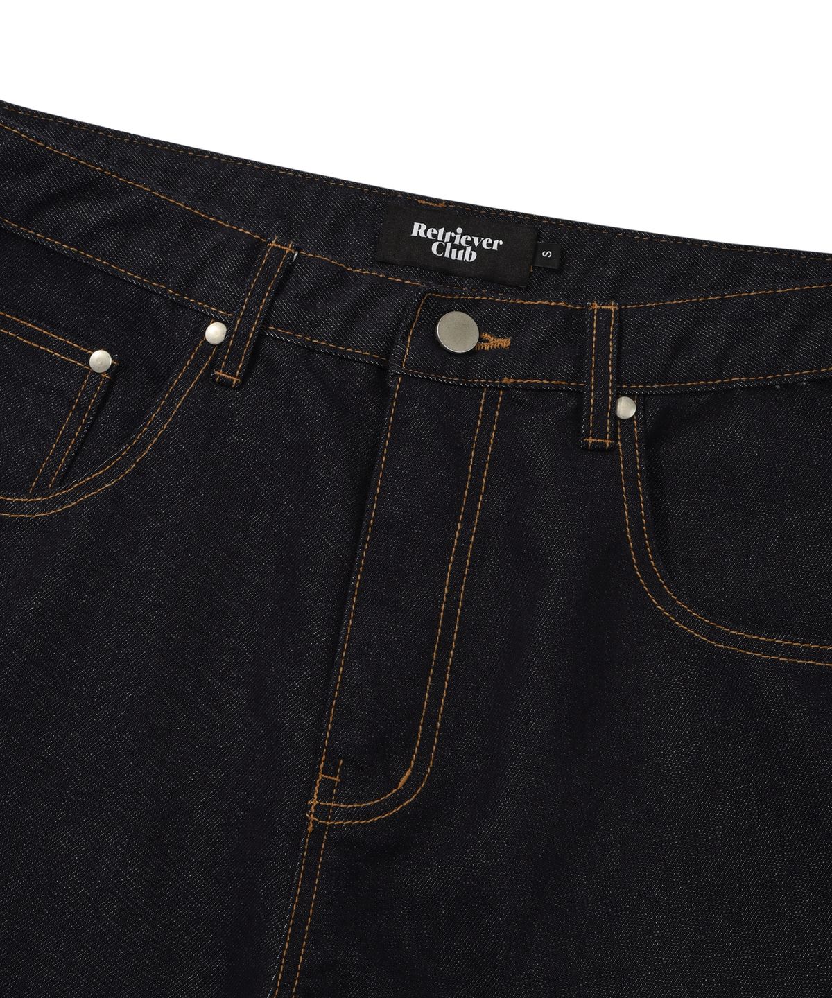 리트리버클럽(RETRIEVER CLUB) BONE DOG DOUBLE KNEE PANTS [INDIGO BLACK]