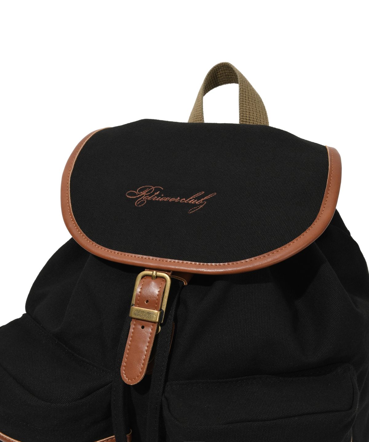 리트리버클럽(RETRIEVER CLUB) RC LOGO RUCK SACK [BROWN]