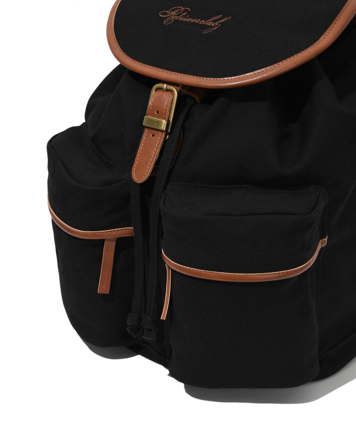 리트리버클럽(RETRIEVER CLUB) RC LOGO RUCK SACK [BROWN]