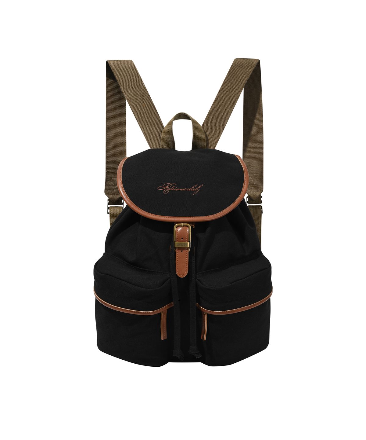 리트리버클럽(RETRIEVER CLUB) RC LOGO RUCK SACK [BROWN]