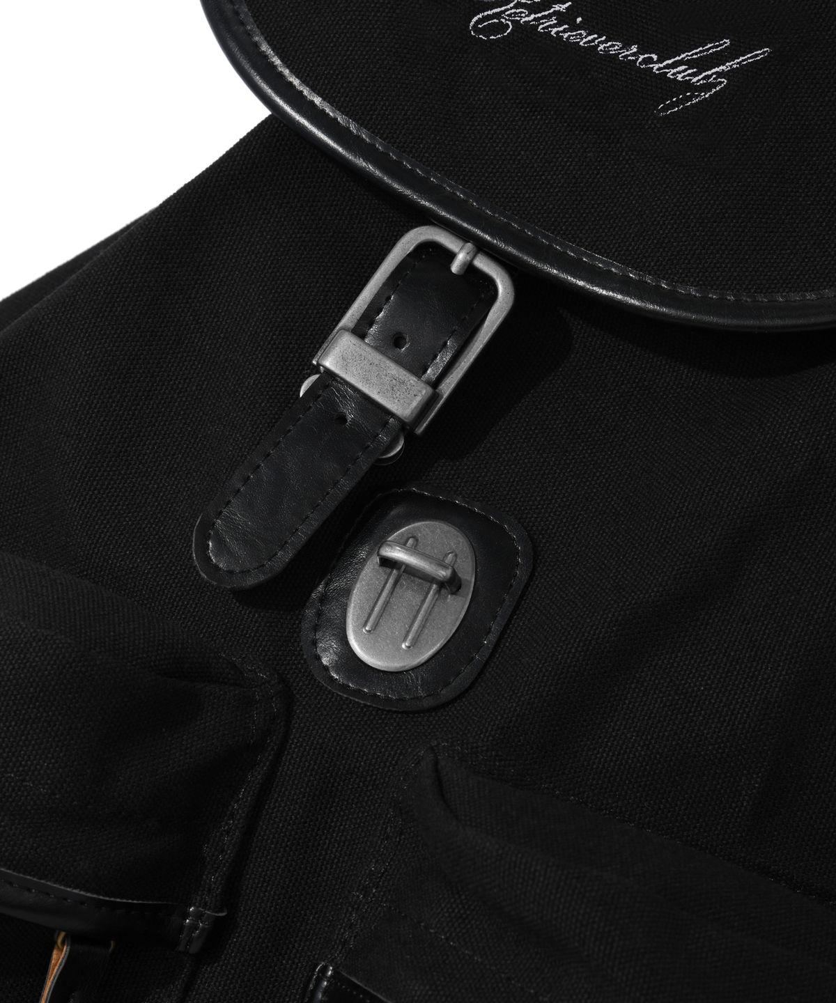리트리버클럽(RETRIEVER CLUB) RC LOGO RUCK SACK [BLACK]