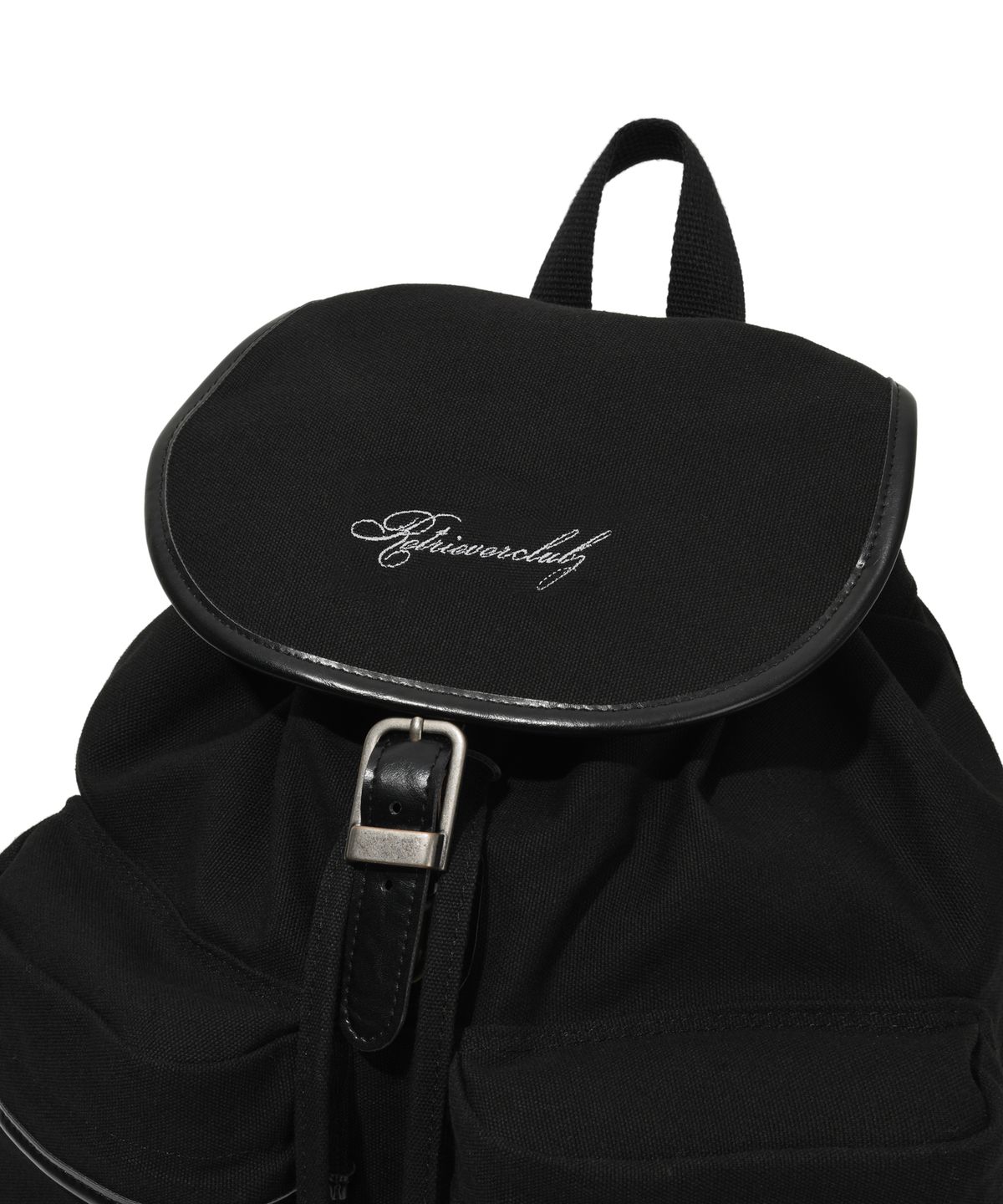 리트리버클럽(RETRIEVER CLUB) RC LOGO RUCK SACK [BLACK]